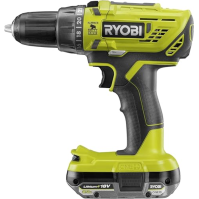 RYOBI - Perkusní vrtačka-šroubovák BRUSHLESS 18V - 2 rychlosti - 50 Nm - 500-1 800 ot min - nastavení točivého momentu 24 pozic